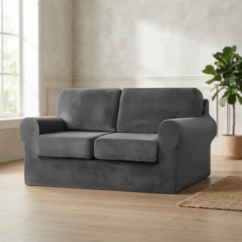 Piece velvet sofa - , for