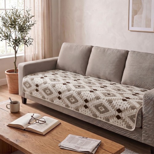Thick plush sofa - plush,