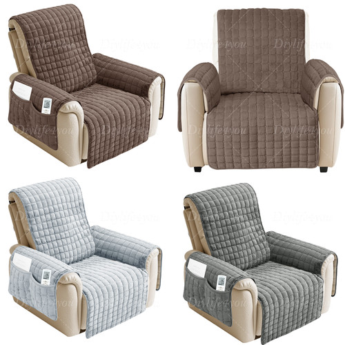 Plush non slip recliner - slip, sofa