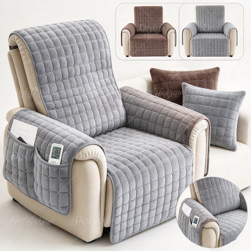Plush non slip - plush, recliner