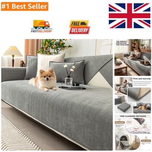 Thick textured chenille sofa - chenille,