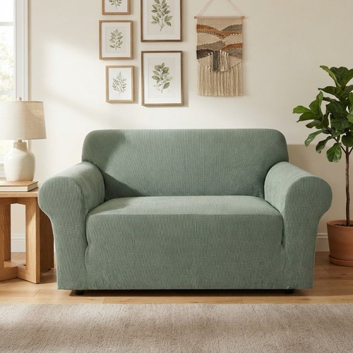 Stylish sage stretch - stylish, sofa