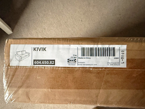 Ikea kivik seat sofa - 2-seat,