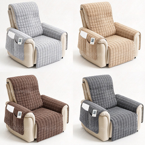 Non slip plush recliner - non,