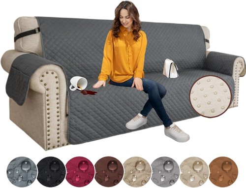 Seater quilted sofa cover - seater,